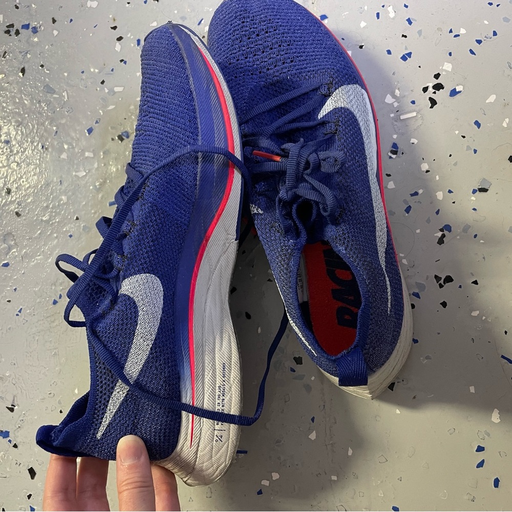 Nike Zoom Vaporfly 4% Flyknit Royal Blue Shoes Womens 6.5 / EU 39